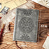 CAGIE Leather Vintage Journal, Soft Cover, 180 Lay Flat Lined Pages, 5.7" x 8.3", Grey Travel Diary Notebook