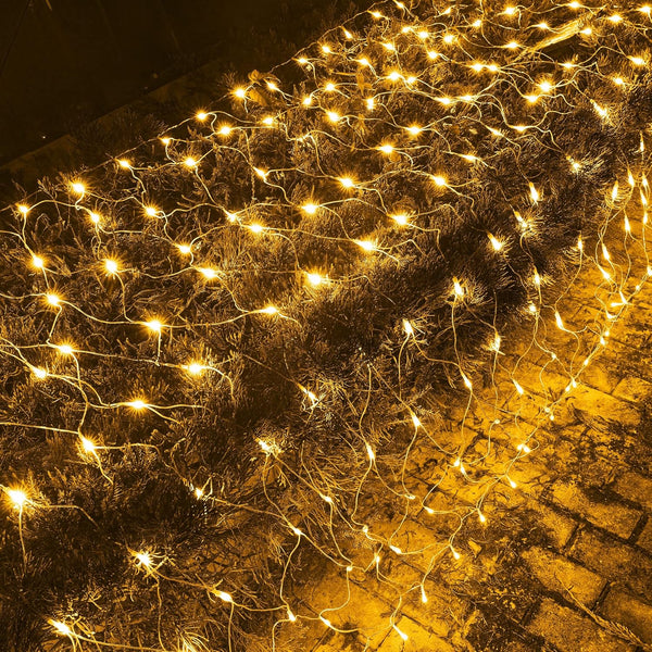 Dazzle Bright Christmas 200 LED Net Lights, 9.8 FT x 6.6 FT