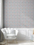 13" 36", Ambesonne Ottoman Peel & Stick Wallpaper Home, Turkish Traditional Ceramic Tulip Patterns with Cultural