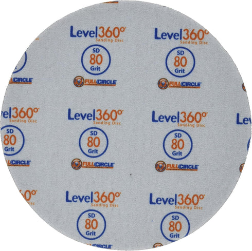 Full Circle International Inc. SD80-5 8-3/4" Level360 Sanding Disc, 80 Grit for Radius360 Tool or Drywall