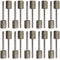 20Pcs Diamond Grinding Bits, 10mm Cylinder Head, 3mm Shank, 45mm Long Diamond Coated Burr Mounted Point