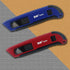 XW Auto-retractable Safety Box Cutter, Aluminum Alloy Utility Knife, 2-Pack