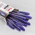 Pentel RSVP Razzle-Dazzle Ballpoint Pen, 1.0mm Medium Line, Violet Barrel, Black Ink, Box of 12 (BK91RDV-A)
