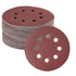 Bates Sanding Discs 5 Inch 8 Hole, 30 Pack, Assorted Grits 40 80 120 220 320 600, Hook and Loop Sanding Disc