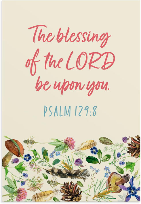 Dayspring 4 12 (U0061) - We Give Thanks - Nature Design Assortment with Scripture - King James Version - Thank You