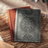 CAGIE Leather Vintage Journal for Men, Soft Cover Lined Pages Notebook, 180 Lay Flat for Writing, Brown