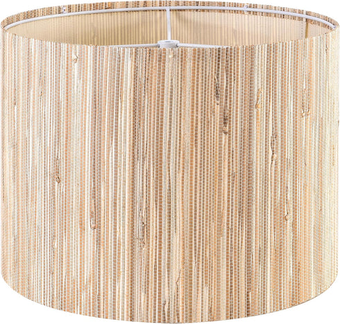 GOSO 13" Straw Boho Lamp Shade for Table Lamps Floor Lamp,Medium Yellow