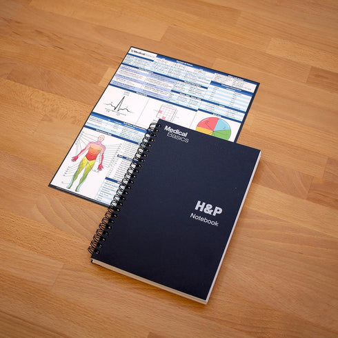 H&P Notebook (3 Pack) - Medical History and Physical Notebook with 100 Medical Templates and Perforations