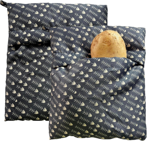2-Packs Potato Microwave Bag - Reusable Pouch and Potato Cooker for Perfect