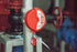 TF-480 Rotating Gate Valve Lockout, Red ABS Material, for 1''-3'' Valve Handle Diameters