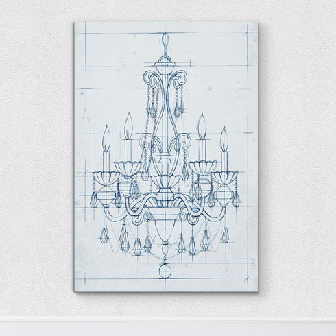 III-16x20 Renditions Gallery Chandelier Draft Collection-Chandelier Draft