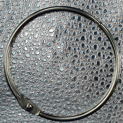 Book Binder Rings 2 Inch - 20 Pack Nickel Plated Silver Loose Leaf Rings for Office Use