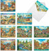 The Best Card Company - 10 Blank Note Cards Boxed (4 x 5.12 Inch) - Architecture, Assorted All Occasion Cards
