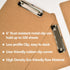 Happyhapi Clipboards 28 Pack - Hardboard Office Clipboards Standard A4 Size (9 x 12.5 Inches)