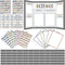 WATINC Composition Science Fair Board Supplies - 96Pcs Self Adhesive Science Fair