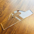 Charcuterie Board Handle Template, Clear Acrylic Woodworking Router Template, Eighth Sunrise