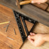 Mr. Pen Rafter Square - 7 Inch Metal Square Tool for Carpentry, Woodworking, Aluminum Ruler