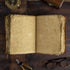 Vintage Leather Journal, Handmade Antique Leatherbound Sketchbook, Deckle Edge Paper, Thick Journal