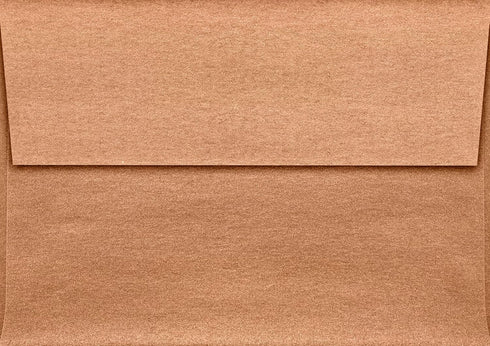 LUXPaper 4Bar A1 Invitation Envelopes | Peel & Press | 3 5/8" x 5 1/8" | Copper Metallic | 80lb. Text | 50 Qty