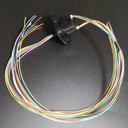 Taidacent 6 Wires 12 Wires 2A 5A 10A 15A 20A 30A Slip Ring Collector Ring Rotary Electrical Contact