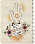 BookFactory Left-Handed Notebook, NotRight (Lefty) 120 Pages, 8.5'' x 11'', Wire-O