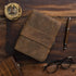 NomadCraftsCo. Vintage Leather Journal - Lock Closure Book of Shadows Journal, 240 Pages Antique Deckle Edge Paper
