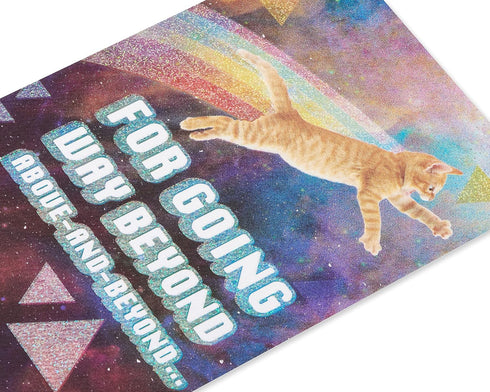 Thank You Cat Card - Beyond Grateful Greeting Card