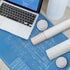 MagicWater Supply Mailing Tube 2 in x 9 in White - 4 Pack for Shipping and Storage of Posters, Arts, Crafts, Documents