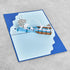 Vintage Fishing Pop Up Card, Blank Fishing Card with Envelope for Dad, Husband, Birthday, Retirement
