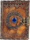 Leather Journal with Clasp, Gemstone Writing Pad, Handmade Notepad, Best Present Art Sketchbook, 5X7