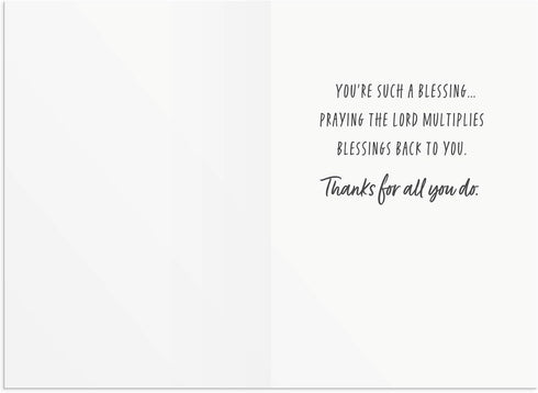Dayspring 4 12 (U0061) - We Give Thanks - Nature Design Assortment with Scripture - King James Version - Thank You