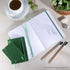 Pentalic Pocket Sketchbook: 3" x 4" Traveler Journal, 160 Pages, Green