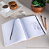 Pentalic 8" x 10" Pocket Sketchbook, 160 Pages, Black for Travel Journaling