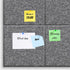 Large Office Cork Board Alternative, 47"x35", 12 Pack Felt Wall Tiles Self-Adhesive Safe Removable No Damage for Wall.