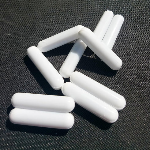 PTFE Magnetic Stirrer Stir Bar, 10PCS Cylinder Shape Stir Bars (8X35mm) for Mixing