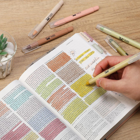 Mr. Pen Bible Journaling Kit, 24 PCS, No Bleed Highlighters and Pens, Bible Study Supplies, Journaling Kit
