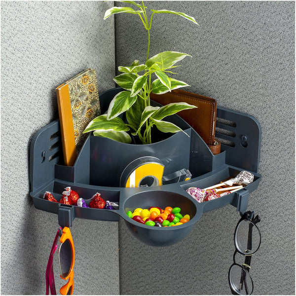Officemate Verticalmate Corner Organizer, Gray, 8.5 inches X 11 inches