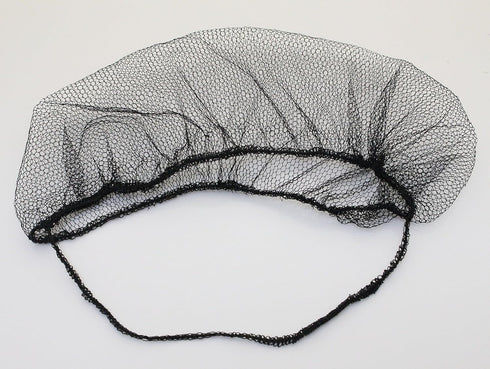 100 pieces Disposable Nylon Honeycomb Royal Beard Protector Nets, Latex Free (Black)