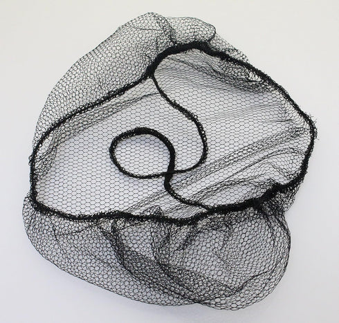 100 pieces Disposable Nylon Honeycomb Royal Beard Protector Nets, Latex Free (Black)