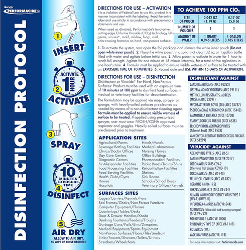 Disinfectant - KILLS COVID-19 VIRUS IN 30 SECONDS, No Rinse, No Wipe, No Residue, Gallon Refills