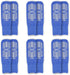 Pack 6 AMERICAN HOSPITAL SUPPLY AHS Slipper Socks | Blue X-Large Polyester-Spandex Knit Grip Socks with Elastic Cuff |