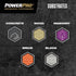 Power Pro Premium One Multi-Material Flat Head Screws, Epoxy Coated Steel, Bronze, #10 x 1-½ inches, Box of 15 Screws