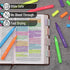 Mr. Pen Aesthetic Highlighters, 6pcs, Vibrant Colors, No Bleed Cute Highlighters for Bible Pages