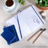 Pentalic 6" x 8" Royal Blue Pocket Sketchbook Traveler Journal, 160 Pages