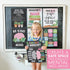 Hadley Designs 9 Cactus Mental Health Posters for Classroom, School Counselor Office Decor, Calm Corner