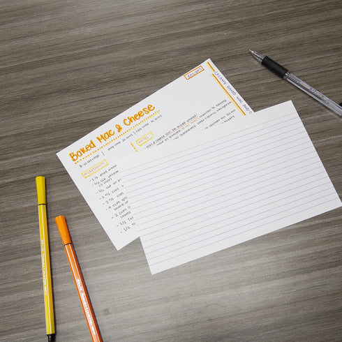BAZIC PRODUCTS 50 3" 5" (519) B Ct. Spiral Bound X Ruled White Index Card