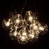 10 G50 2" Bulbs 1 Hometown Evolution, Inc. Foot Patio String Lights with Clear Globe and Black Wire (+ Free Spare)