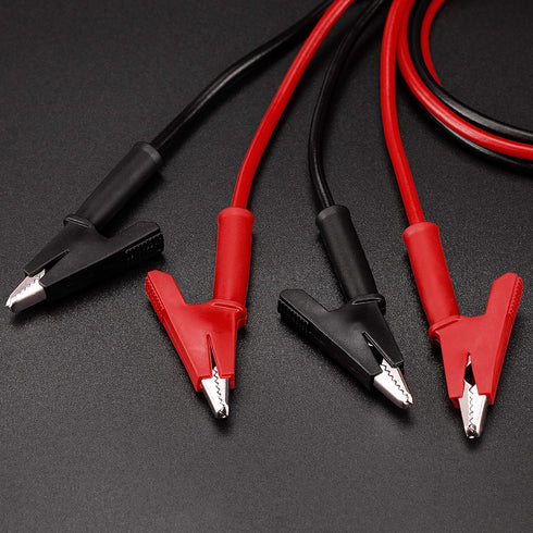 KAIWEETS Alligator Clips Electrical Test Leads Set, 15A Heavy Duty Jumper Wires with Protective Copper Clips