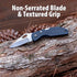 Maxam Falcon VII Lockback Pocket Knife - 7 Inch Stainless Steel Blade, Textured No-Slip Handle, Carry Clip