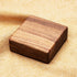 COSISO Single Walnut Wood Challenge Coin Presentation Display Box Storage Case and Plastic Coin Capsules